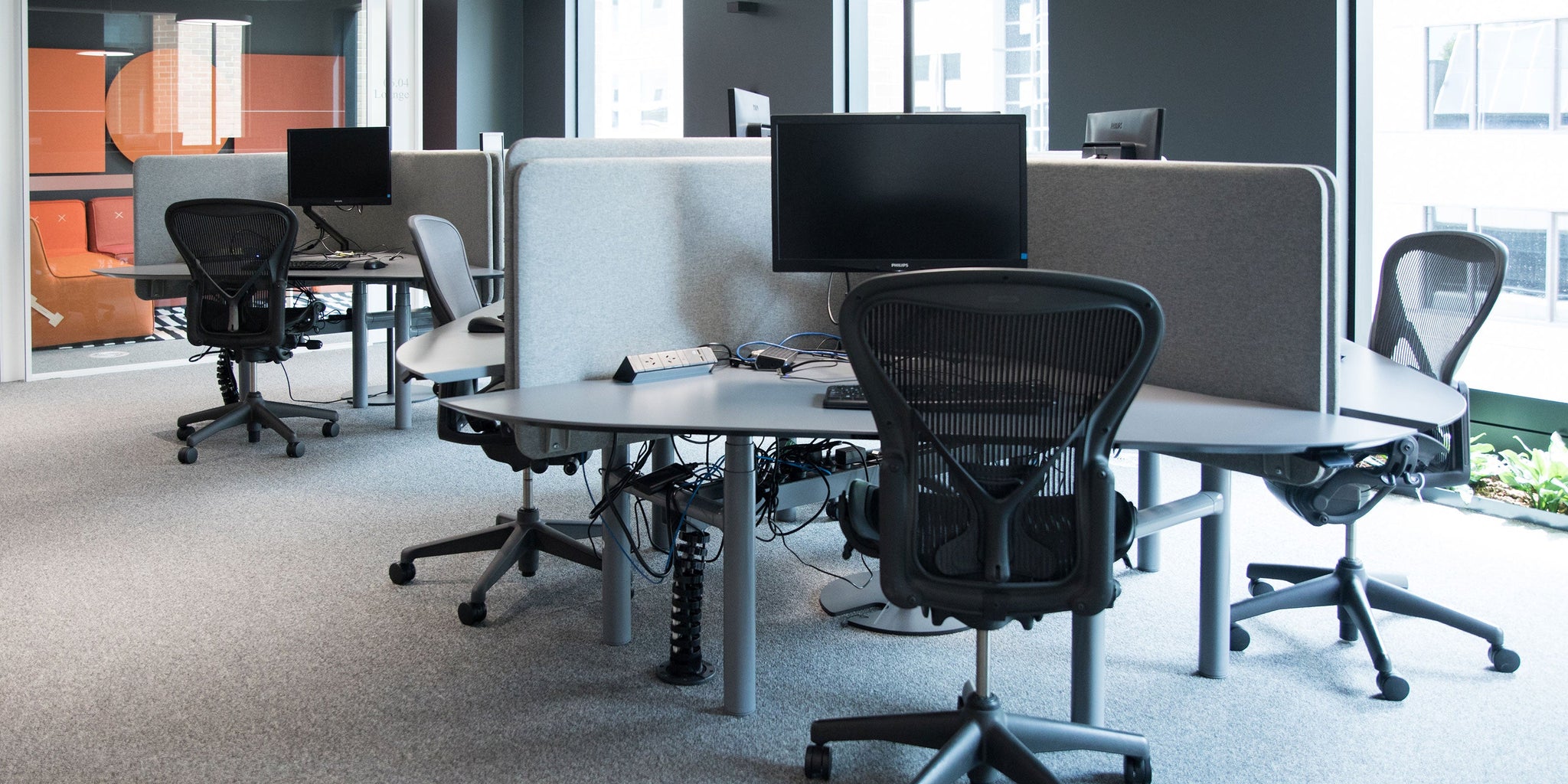 buero, arbeitsplatz, stuhl, tisch