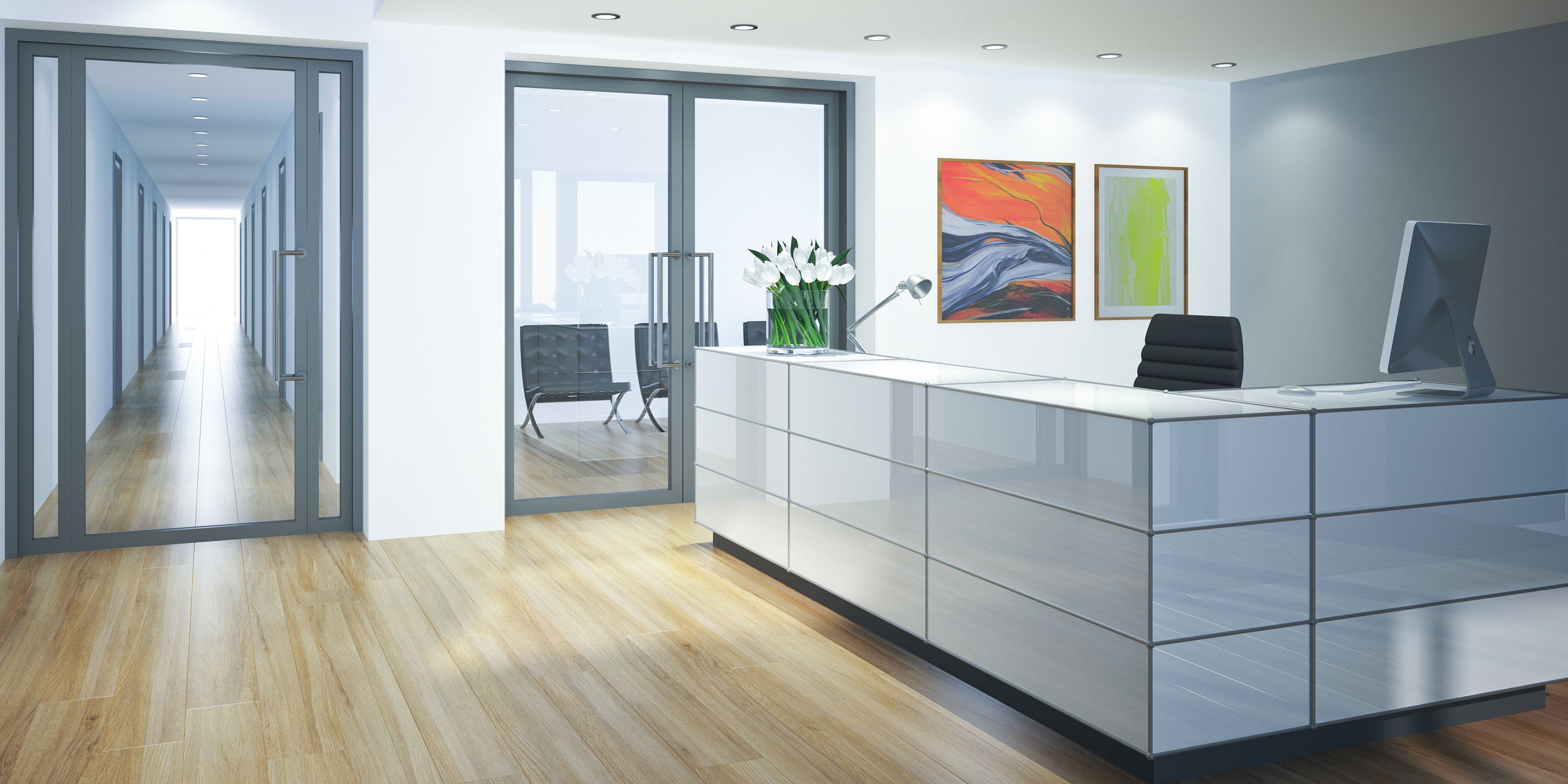 empfang, büro, eingangsbereich