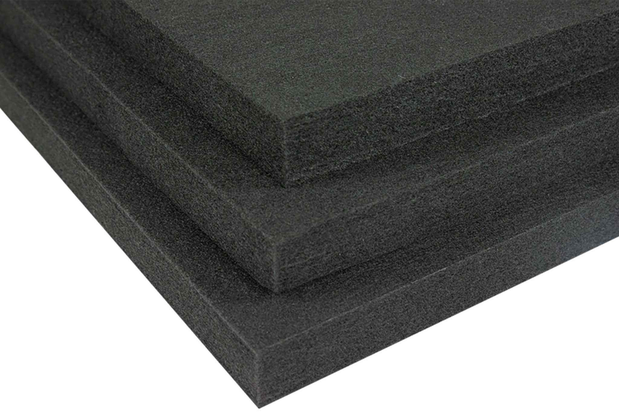 PET-Vlies Platten in Schwarz