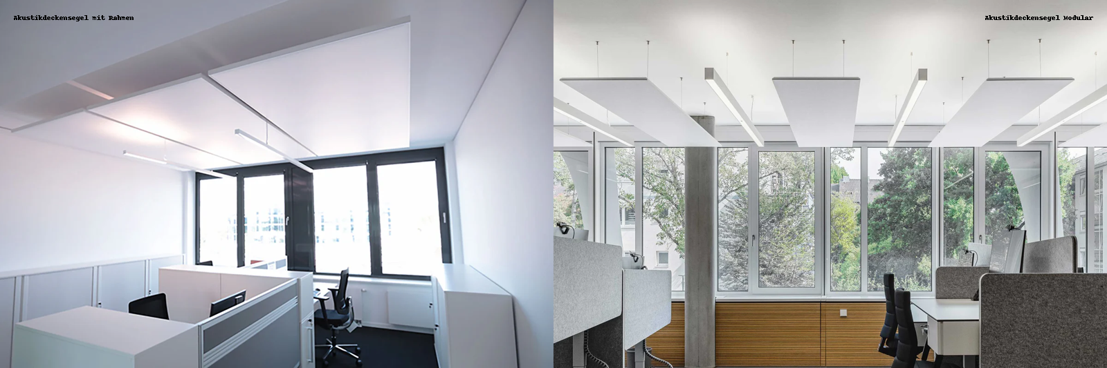 Akustik-Deckensegel