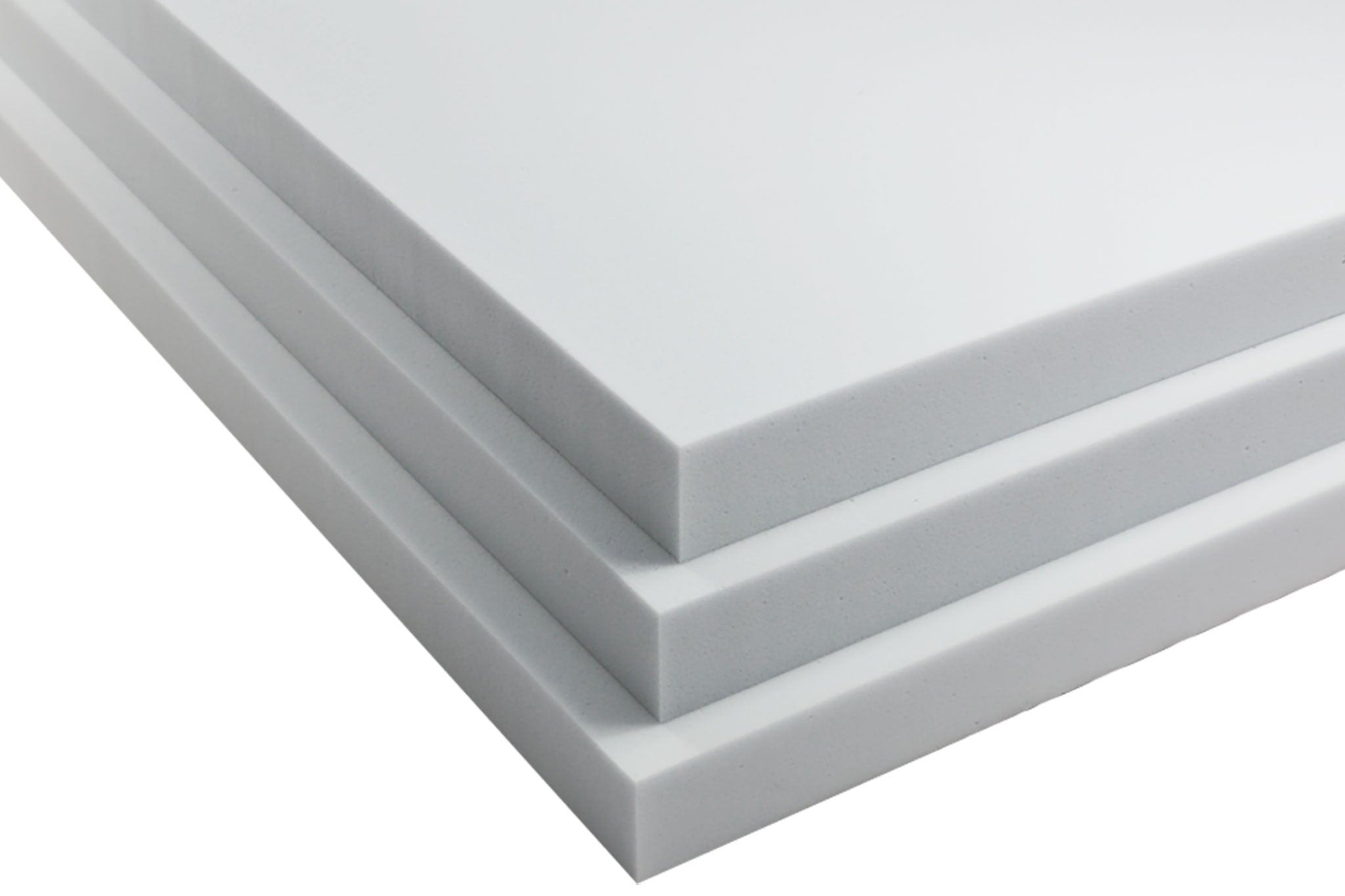 Weisse Akustikplatten aus Basotect