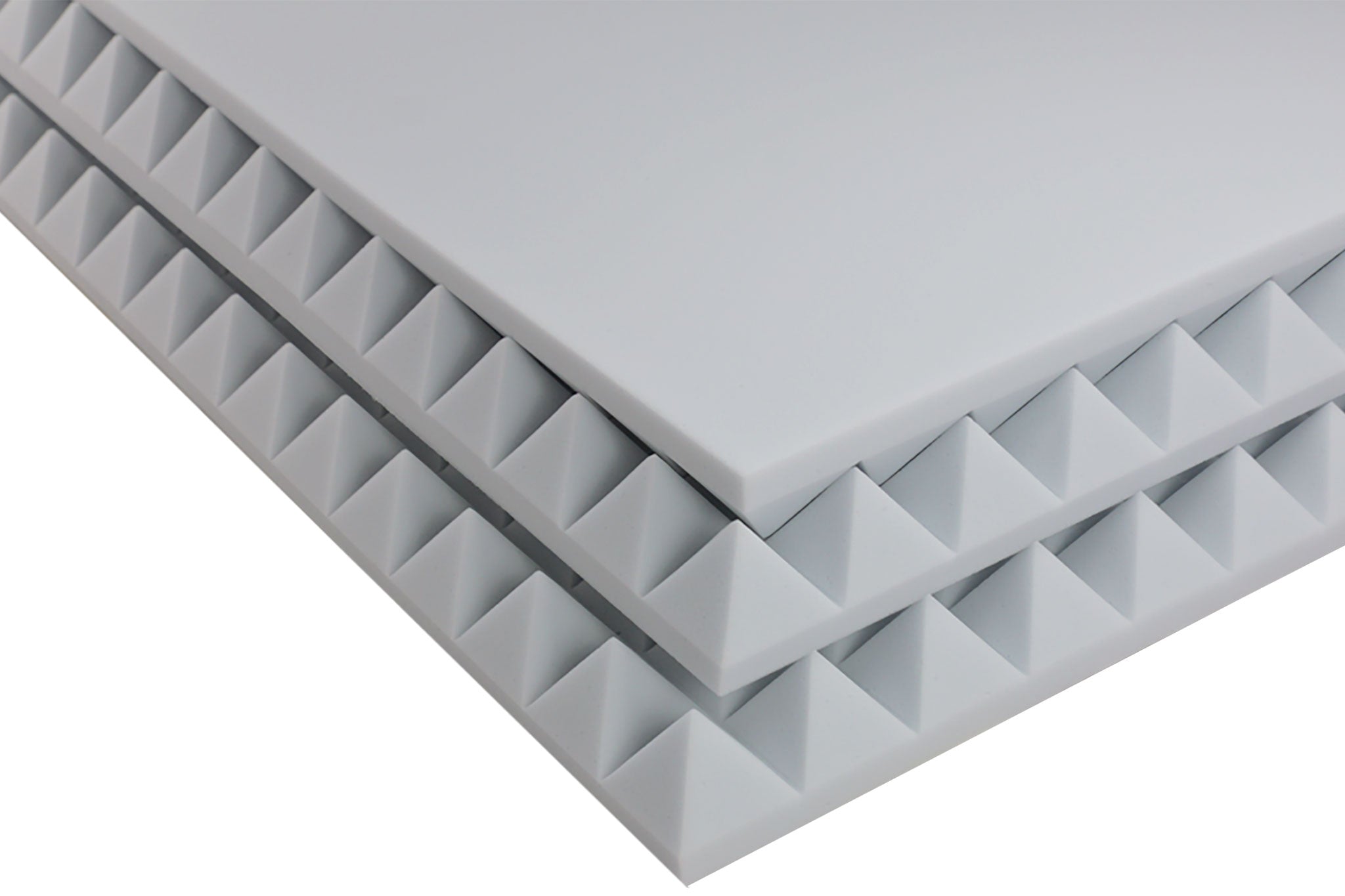 Graue Pyramidenschaumstoff-Platten