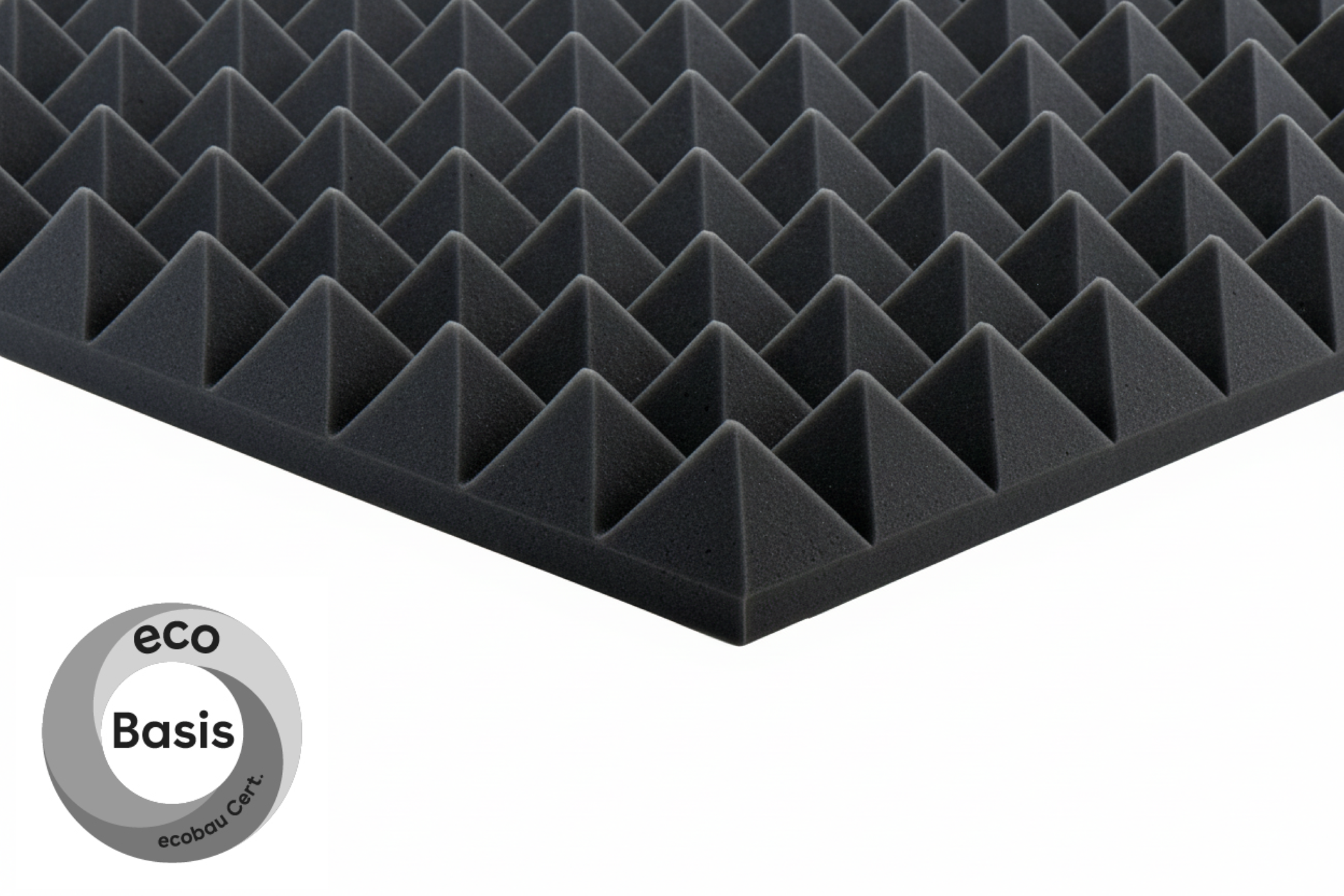 Top-Phon® Basotect® Dark EcoBalanced Pyramidenschaumstoff